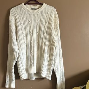 Cable knit sweater